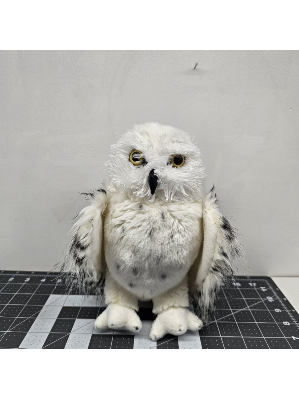 Douglas Cuddle Toys Snowy Owl Plush White Black Speckled Bird Stuffed Animal